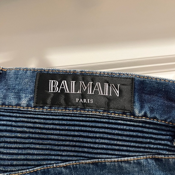 Balmain vintage biker jeans - Picture 2 of 6